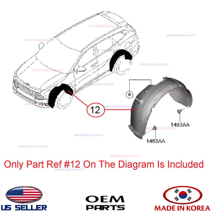 GENUINE OEM Fender Liner Front RIGHT Passenger Side 2023-2025 Kia Sportage