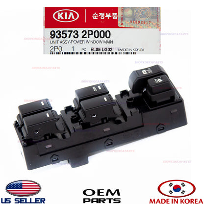 OEM FRONT DOOR left DRIVER SIDE POWER WINDOW SWITCH "AUTO" KIA SORENTO 2011-2015