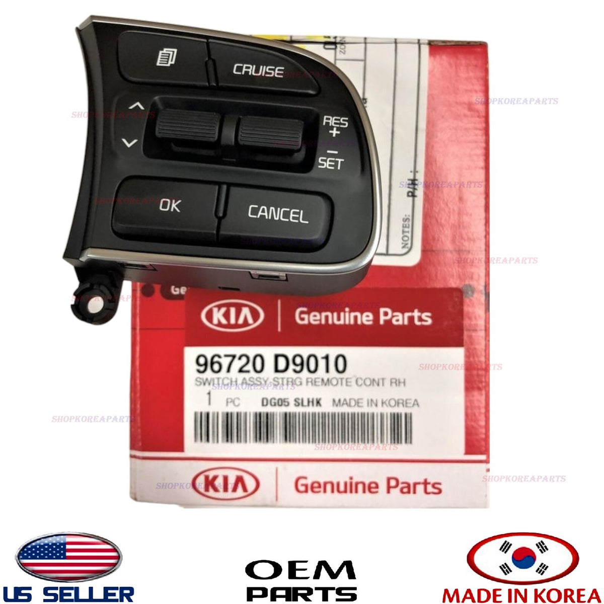GENUINE OEM Steering Wheel Bluetooth Control Switch Right 2017-2019 Kia Sportage