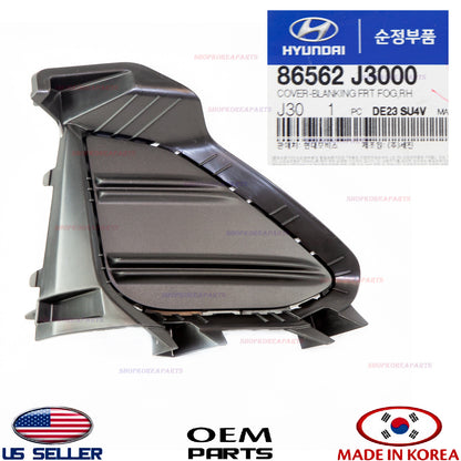 GENUINE Front Bumper Blanking Cover RIGHT Passeng Side OEM VELOSTER 2.0L 2019-21