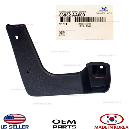 GENUINE Mud Guard Flaps Splash Shield Front RIGHT Passenger OEM Elantra 2021-23