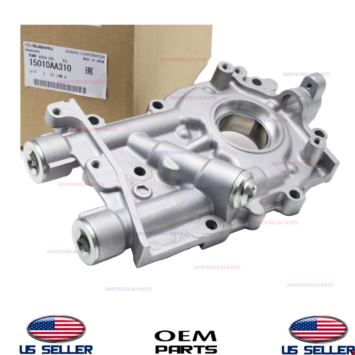 GENUINE OEM Engine Oil Pump 1993-2016 Subaru 12mm 15010AA310