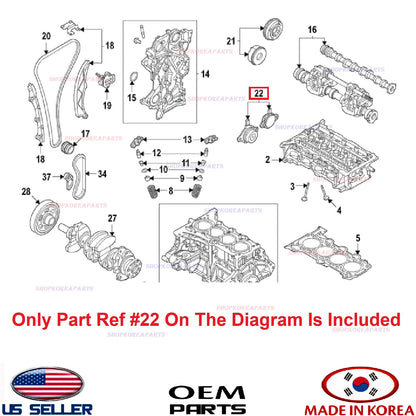 Variable Valve Timing Solenoid Exhaust ⭐OEM⭐ HYUNDAI KIA 2.0L *See compatibility