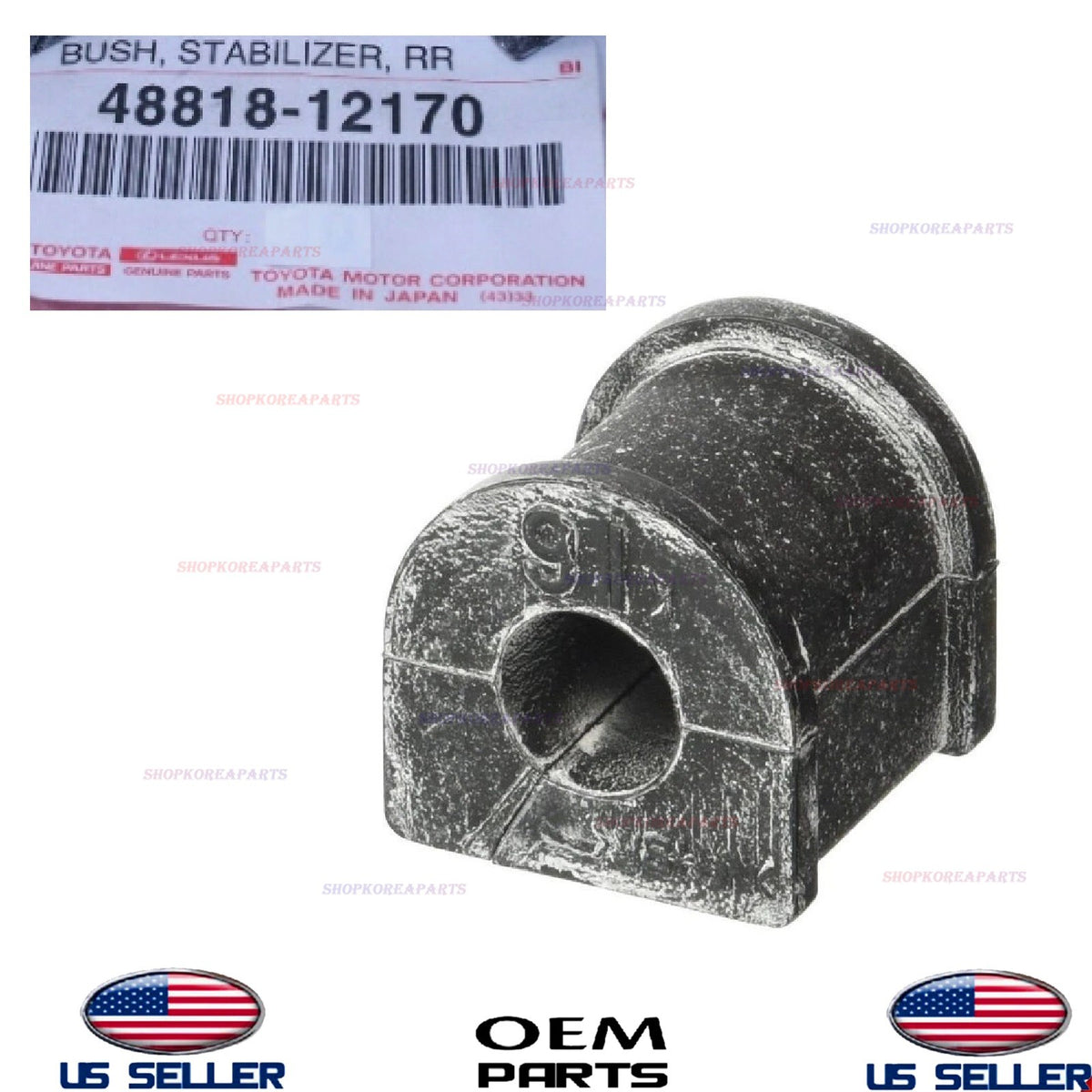 GENUINE Rear Stabilizer Bar Bushing 2007-2011 Avalon Camry ES350 48818-12170