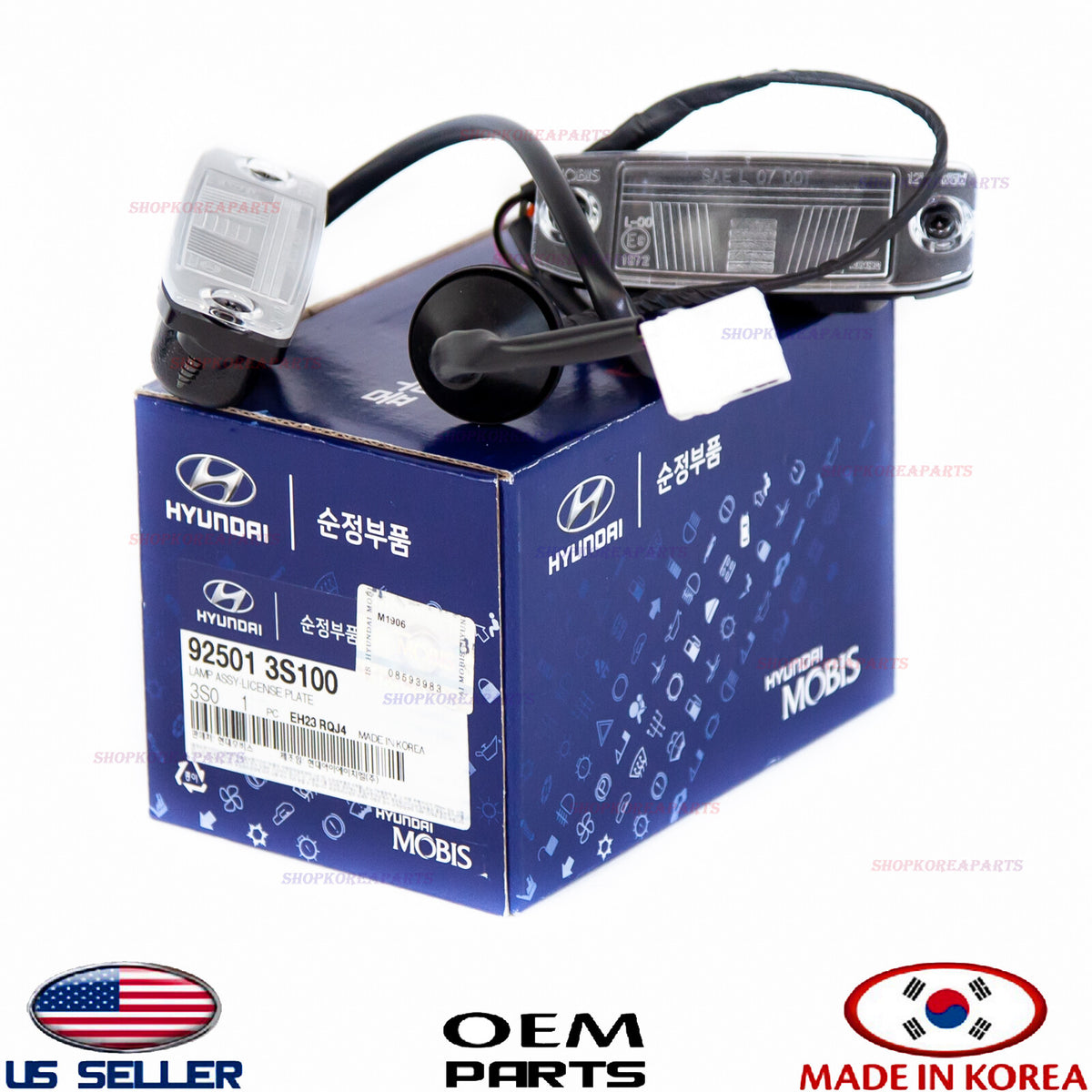 GENUINE Rear License Plate Light Lamps BOTH SIDES ⭐ OEM ⭐ SONATA 2011-2014