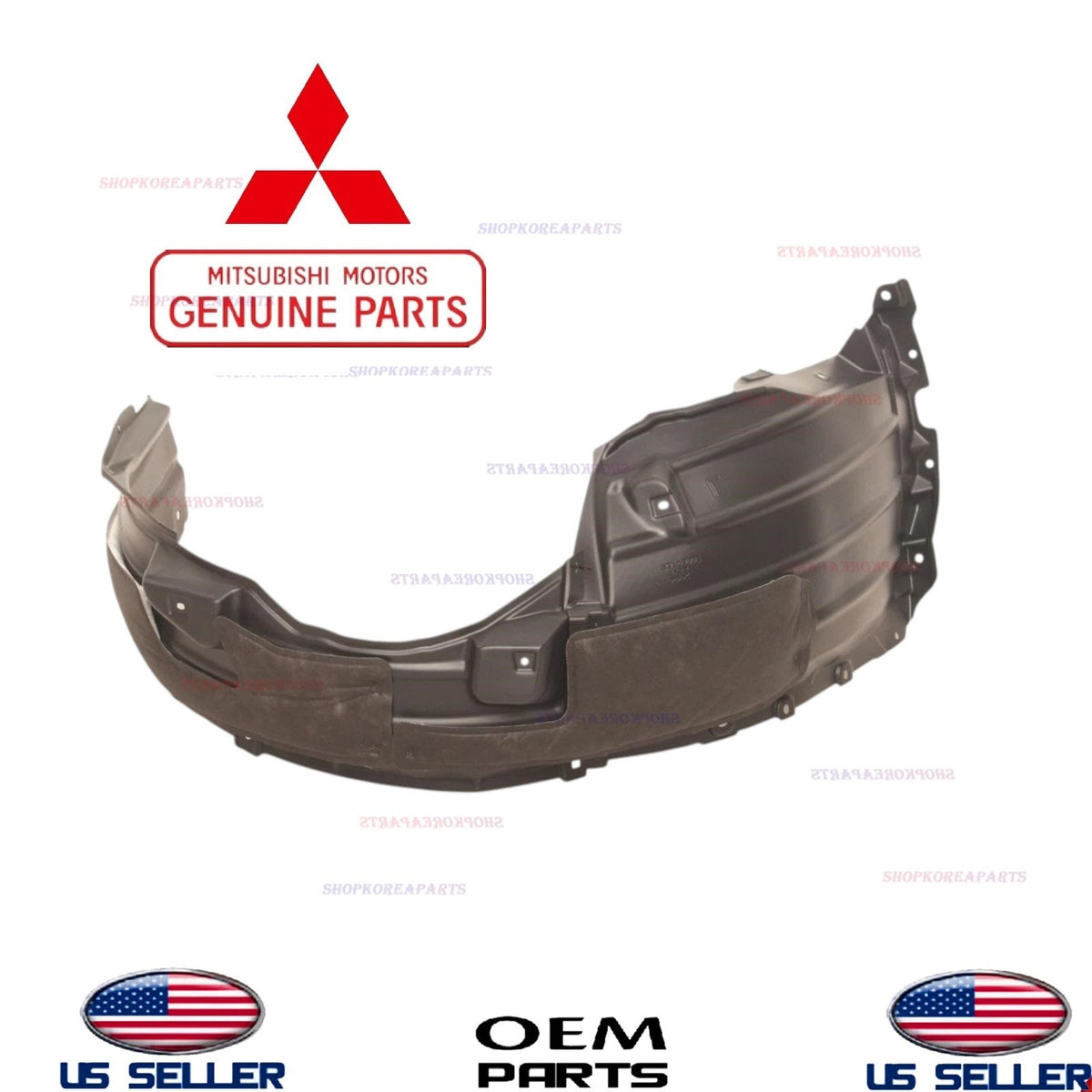 GENUINE Fender Liner Front RIGHT Passenger Side 2018-25 Mitsubishi Eclipse Cross