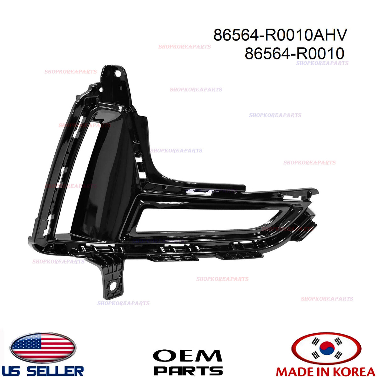 GENUINE Front Bumper Fog Light Cover Bezel RIGHT Passenger OEM Carnival 2022-24