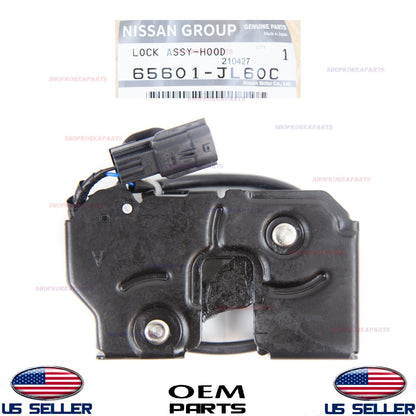 GENUINE Hood Lock Latch RIGHT Passenger OEM NISSAN INFINITI *See compatibility