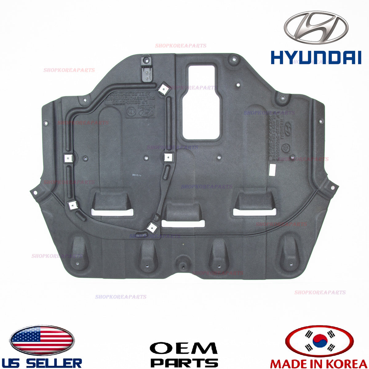 GENUINE Rear Under Engine Cover Splash Shield OEM Hyundai Sonata 2018-2019