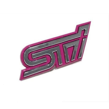 GENUINE OEM Front Grille Pink Emblem 2004-2005 Subaru Impreza WRX STI 93013FE070