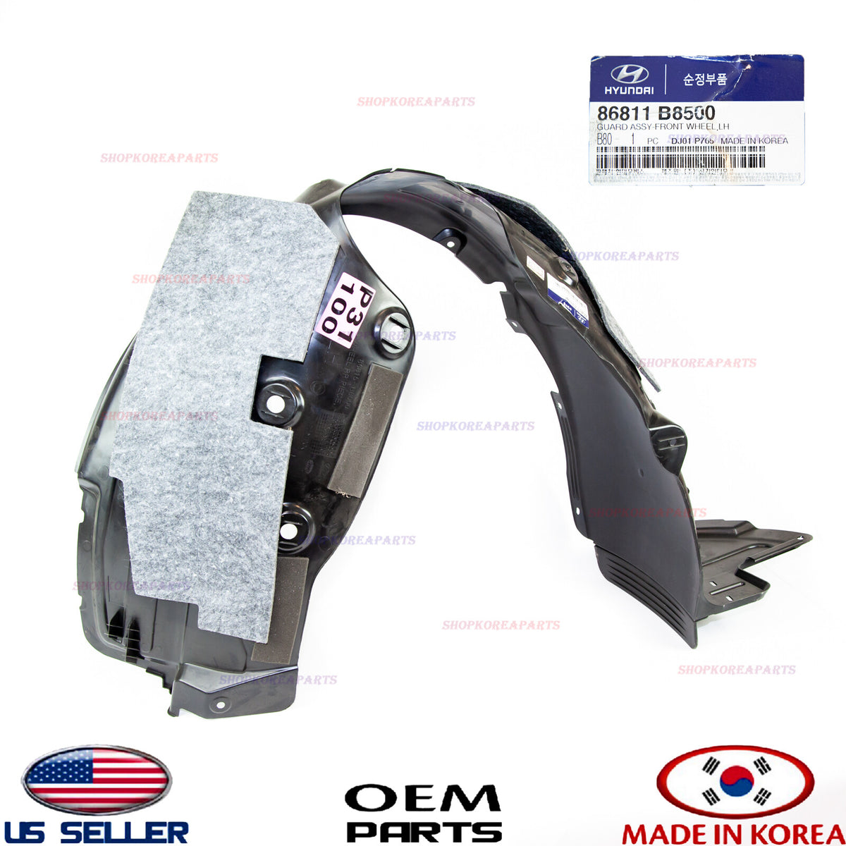 GENUINE Fender Liner Front LEFT Driver Side ⭐OEM⭐ SANTA FE 6-7 seat 2017-2019