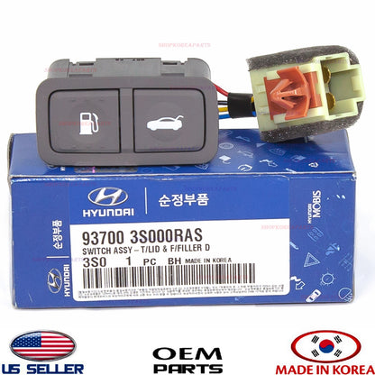 OEM Trunk Lid Switch Fuel Door Opener Release Button Gray SONATA 2011-2014