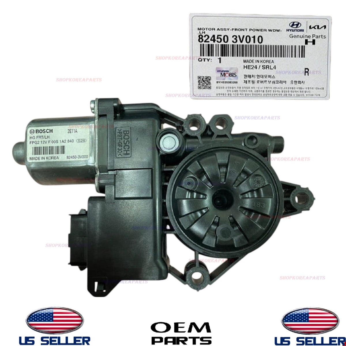 GENUINE OEM Front Left Driver Side Power Window Motor 2012-2017 Hyundai Azera