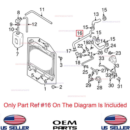 Engine Coolant Outlet Pipe ⭐OEM⭐ Vitara 2.0L 2000-2003 Sidekick 1.8L 1996-1998