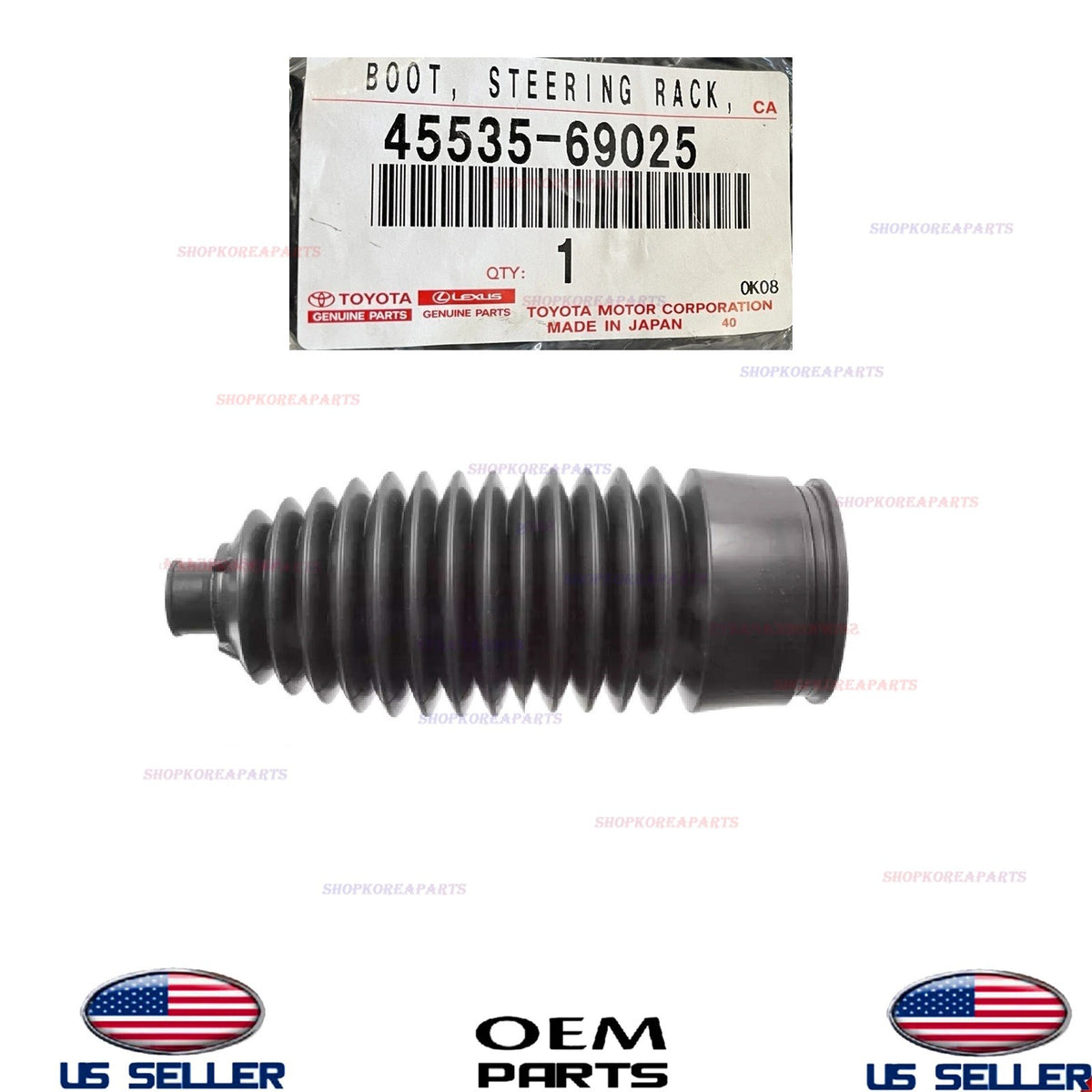 GENUINE Boot Steering Rack LEFT Driver Side ⭐ Toyota Lexus *See Compatibility
