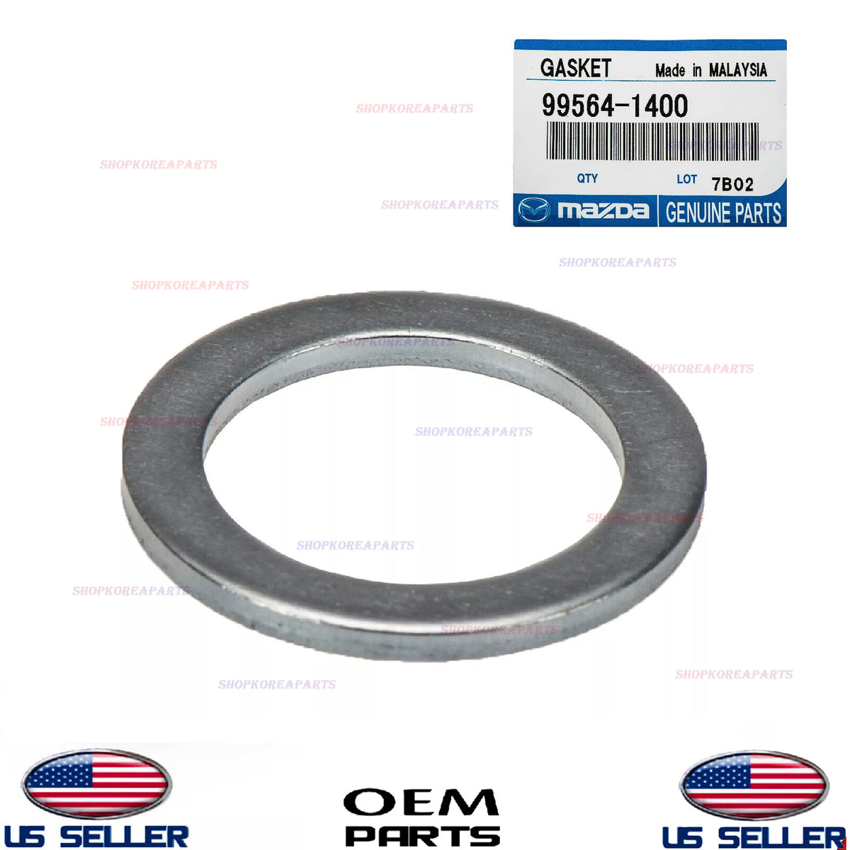 GENUINE OEM Engine Oil Trans Drain Plug Gasket Various Mazda Models 9956-41-400