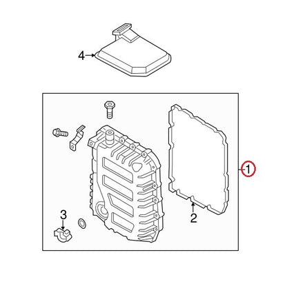 GENUINE Transmission Oil Pan Cover Valve Body OEM Kia Hyundai *See compatibility