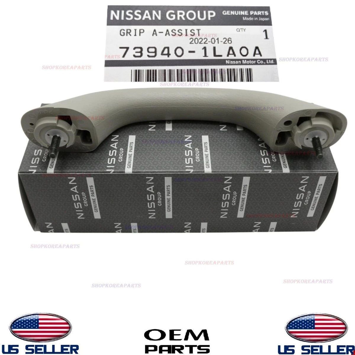 GENUINE OEM Front Interior Grab Bar Pillar Handle Infiniti Q56 QX80 73940-1LA0A