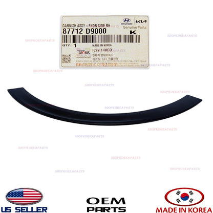 GENUINE Front Fender Wheel Molding RIGHT Passenger Side ⭐ Kia Sportage 2017-2022