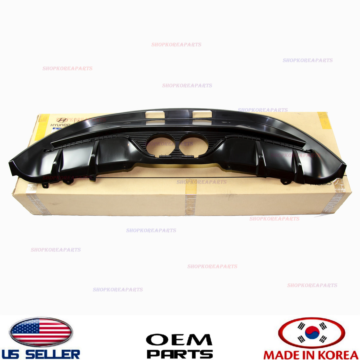 GENUINE Rear Bumper Lower Cover OEM Hyundai Veloster Turbo 2012-2017 86650-2V511