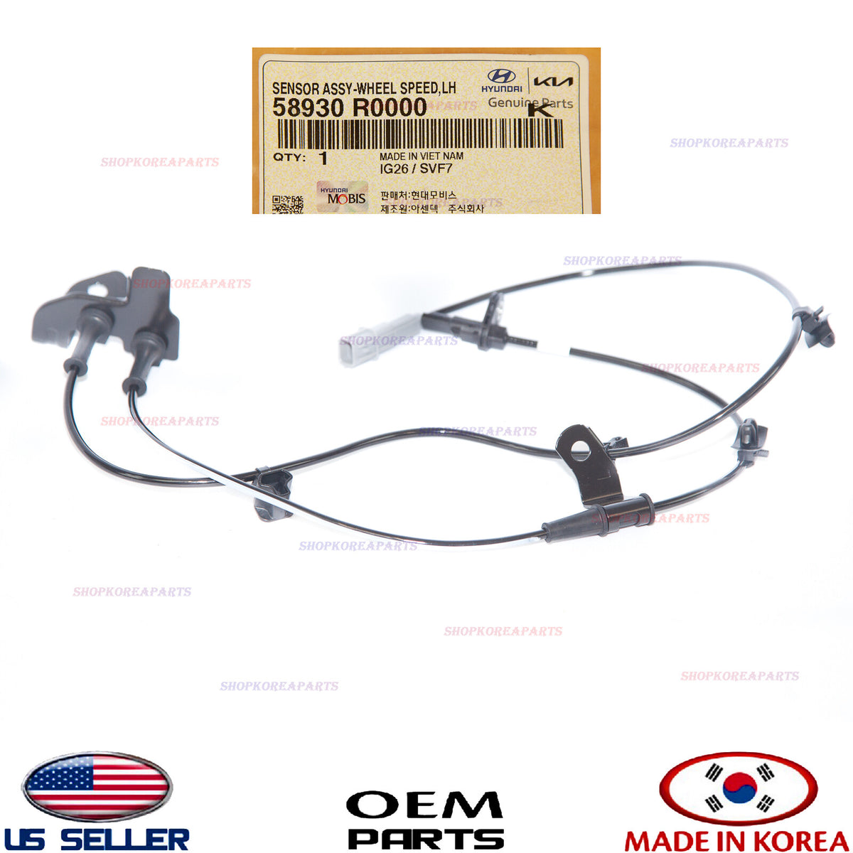 GENUINE ABS Wheel Speed Sensor Front LEFT Driver ⭐OEM⭐ Kia Carnival 2022-2026