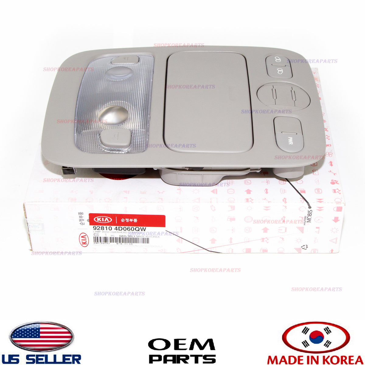 GENUINE Overhead Console Lamp w/ Sliding Doors ⭐OEM⭐ Entourage Sedona 2006-2014