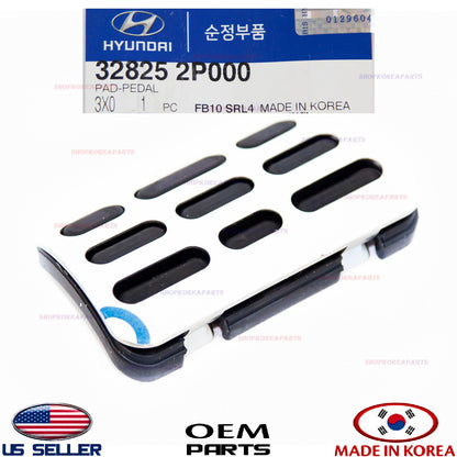 GENUINE Aluminum Brake Pedal Pad Сover A/T OEM Kia Hyundai *See Compatibility