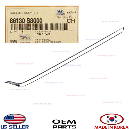 GENUINE Windshield Pillar Trim Molding LEFT Driver Side ⭐OEM⭐ Palisade 2021-2025