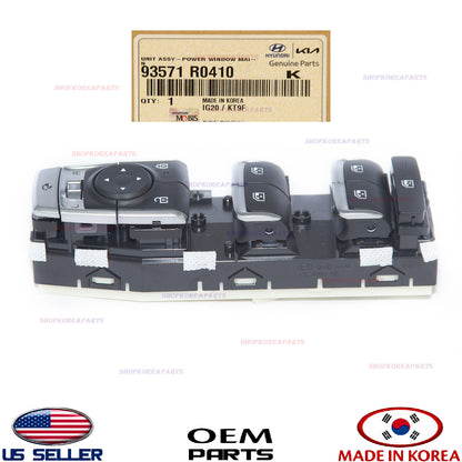 GENUINE Front Left Door Window Main Switch Assy ⭐OEM⭐ Kia Carnival 2022-2025