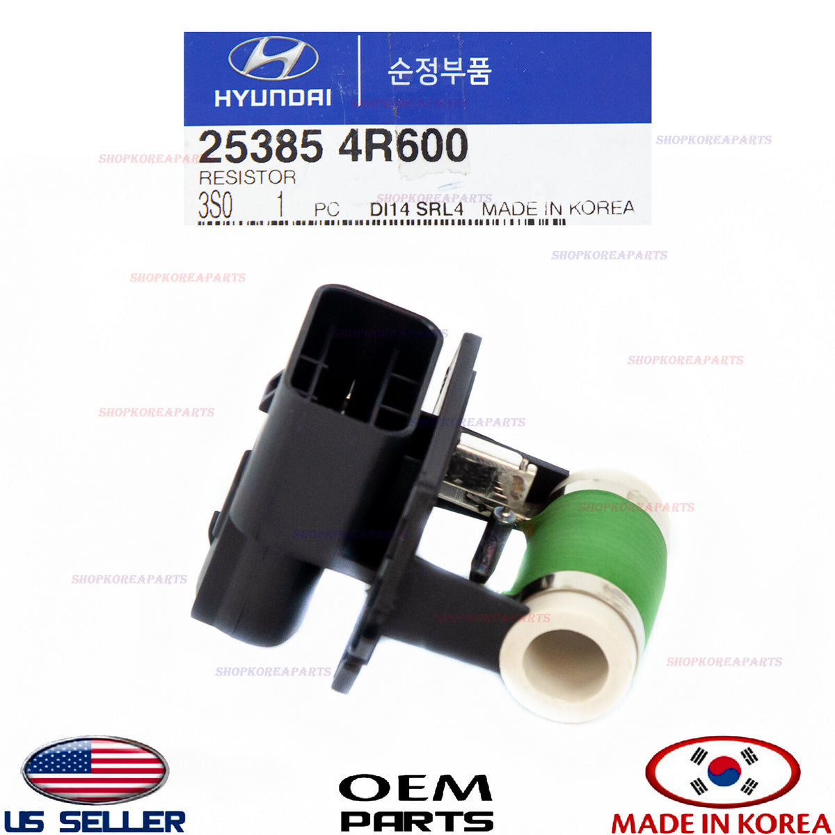 GENUINE Engine Cooling Fan Resistor ⭐OEM⭐ HYUNDAI KIA 11-16 *See compatibility
