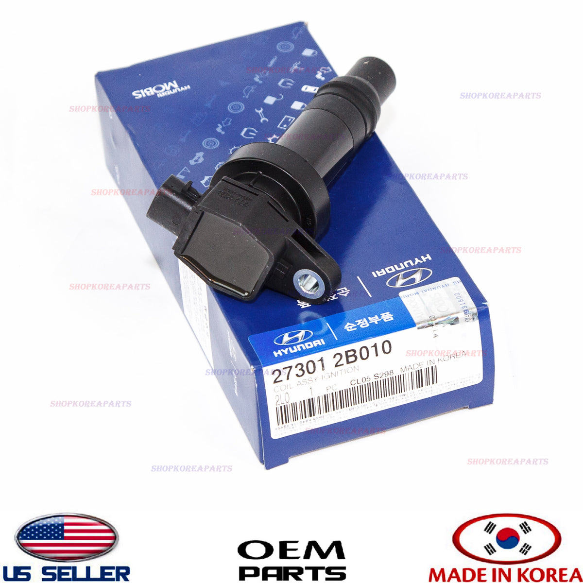 GENUINE Ignition Coil OEM Hyundai Accent Veloster Kia Rio Soul See compatibility