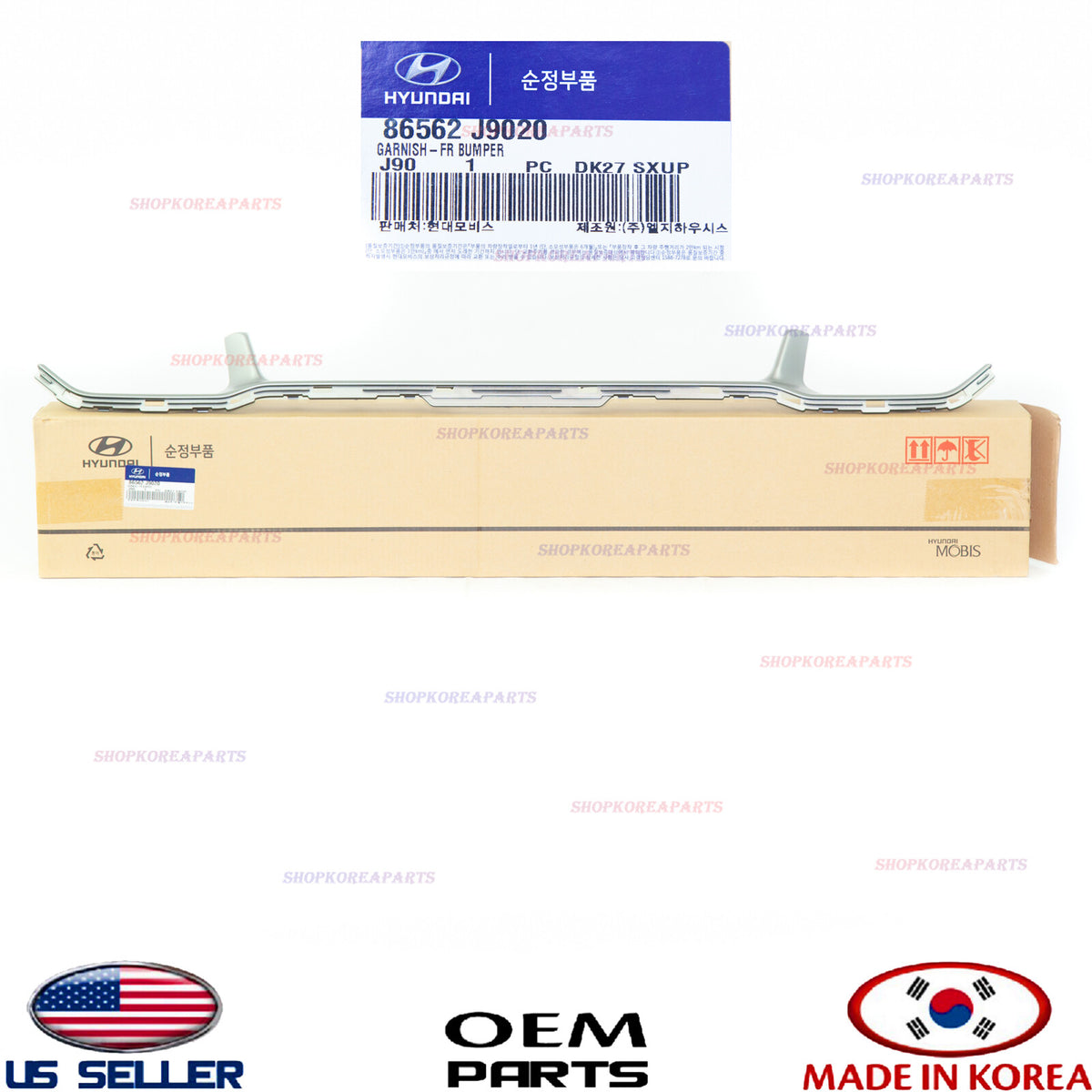 GENUINE Front Bumper Molding Trim Center Lower ⭐OEM⭐ HYUNDAI KONA 2018-2021