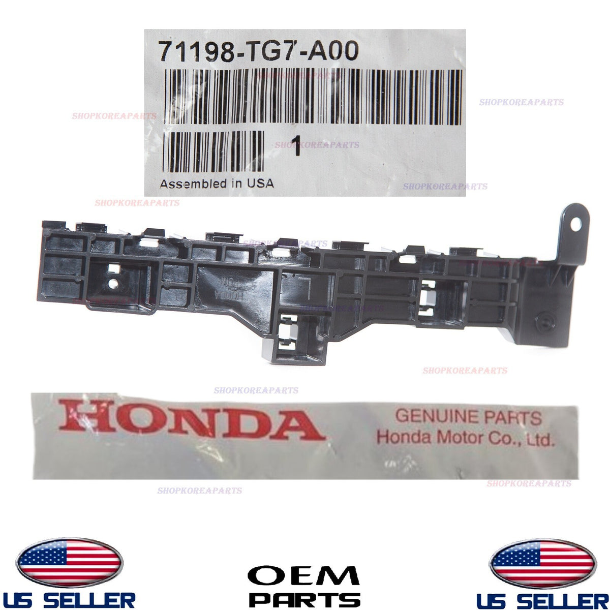 GENUINE Front Bumper Bracket LEFT Driver Side ⭐OEM⭐ Honda *See Compatibility