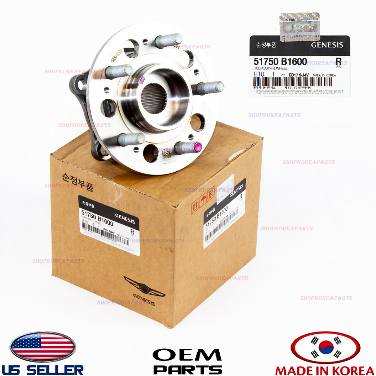 ✅GENUINE✅ Wheel Hub & Bearing Front OEM Genesis G80 G90 2018-2020 4WD/AWD Only