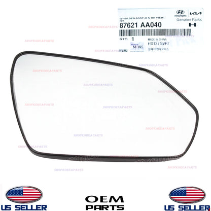 GENUINE OEM Right Passenger Side View Mirror Glass with HEATED 2021-23 Elantra