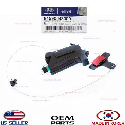 FUEL DOOR OPENER LOCK Release Actuator OEM HYUNDAI SANTA FE 2013-2018 81590B8000