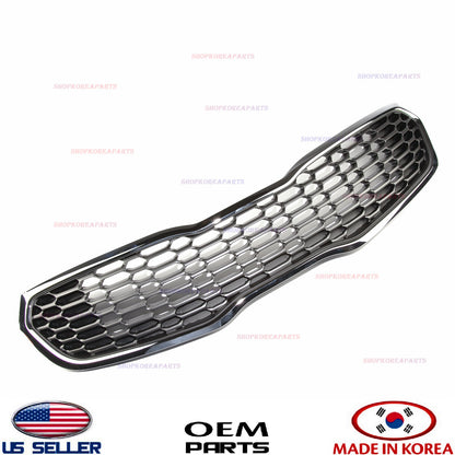 GRILLE RADIATOR FRONT BUMPER 【GENUINE】 KIA FORTE 2014-2016 【CHROME】 86350A7500