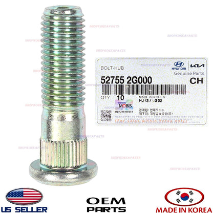 1pcs GENUINE OEM Wheel Stud 2006–2026 Hyundai Kia 52755-2G000 See Compatibility