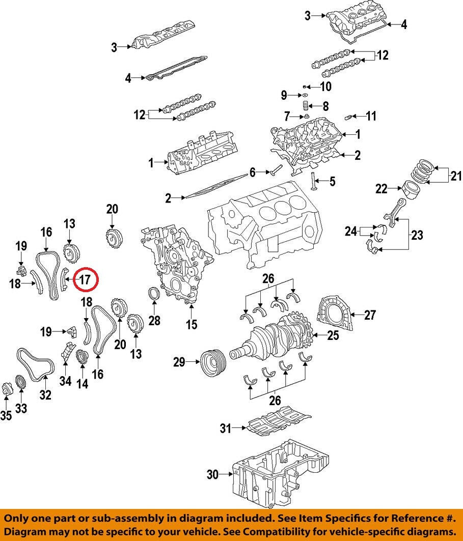 CAMSHAFT CAM TENSIONER ARM GENUINE VARIOUS HYUNDAI KIA 3.3-3.8L 12-25 248203CGA3
