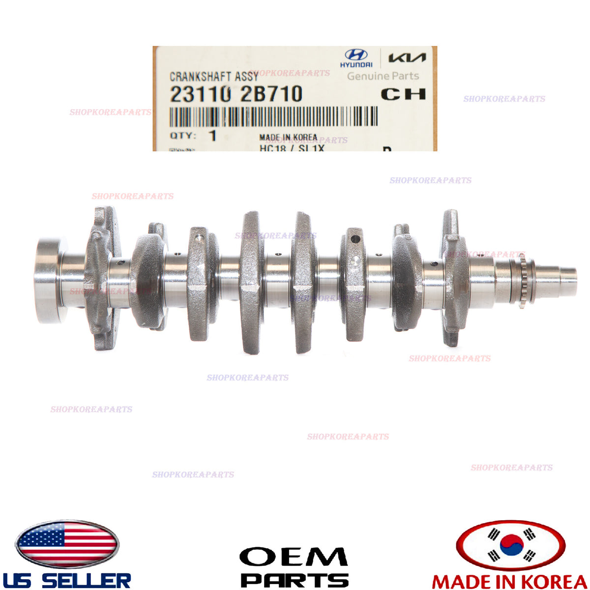 GENUINE OEM Engine Crankshaft 1.6L Turbo Hyundai Kia See Compatibility