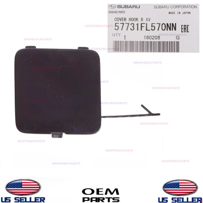 GENUINE OEM Rear Bumper Tow Eye Cap 2018-2023 Subaru Crosstrek 57731FL570NN