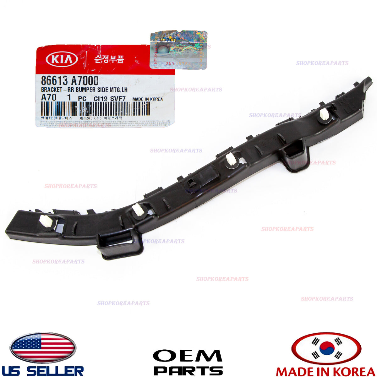 GENUINE Rear Bumper Mounting Bracket LEFT Driver Side OEM KIA FORTE Sedan 14-18