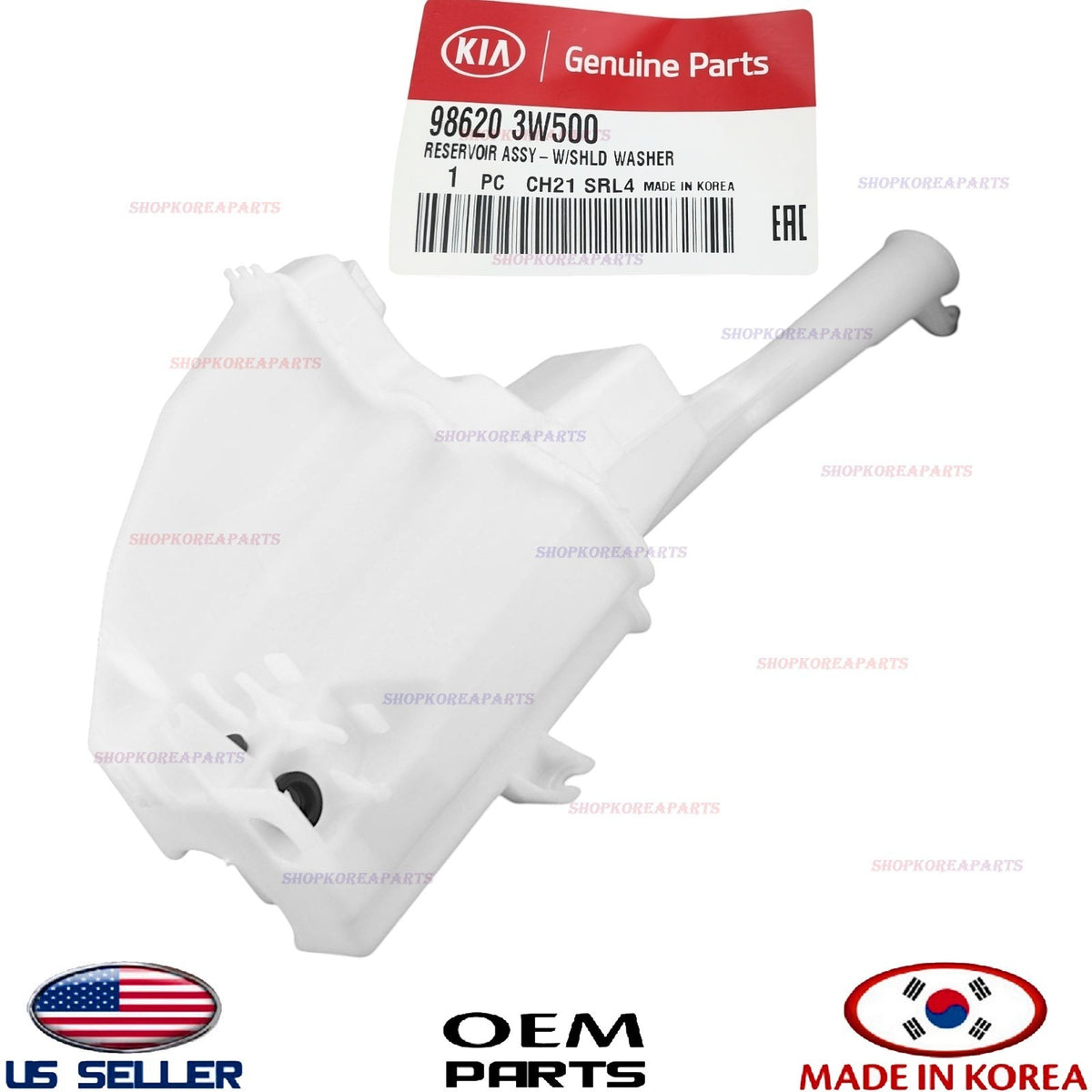 GENUINE OEM Windshield Washer Reservoir Fluid Tank 2011-2013 Kia Sportage