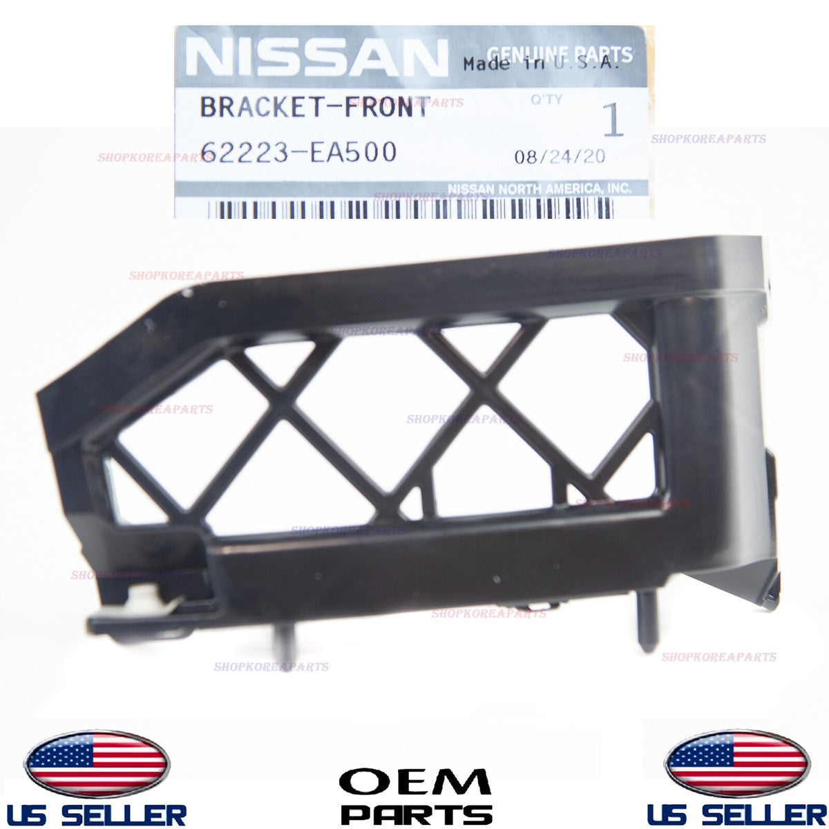 GENUINE Bumper Front Bracket Driver Side OEM Pathfinder 05-12 Frontier 05-21