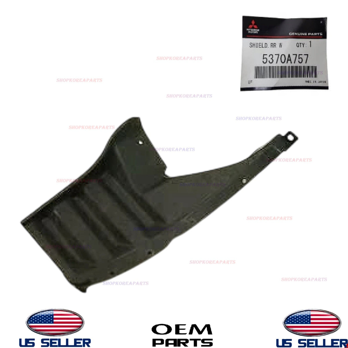 GENUINE Splash Shield Rear LEFT Driver Side 2011-2025 Outlander Sport 5370A757