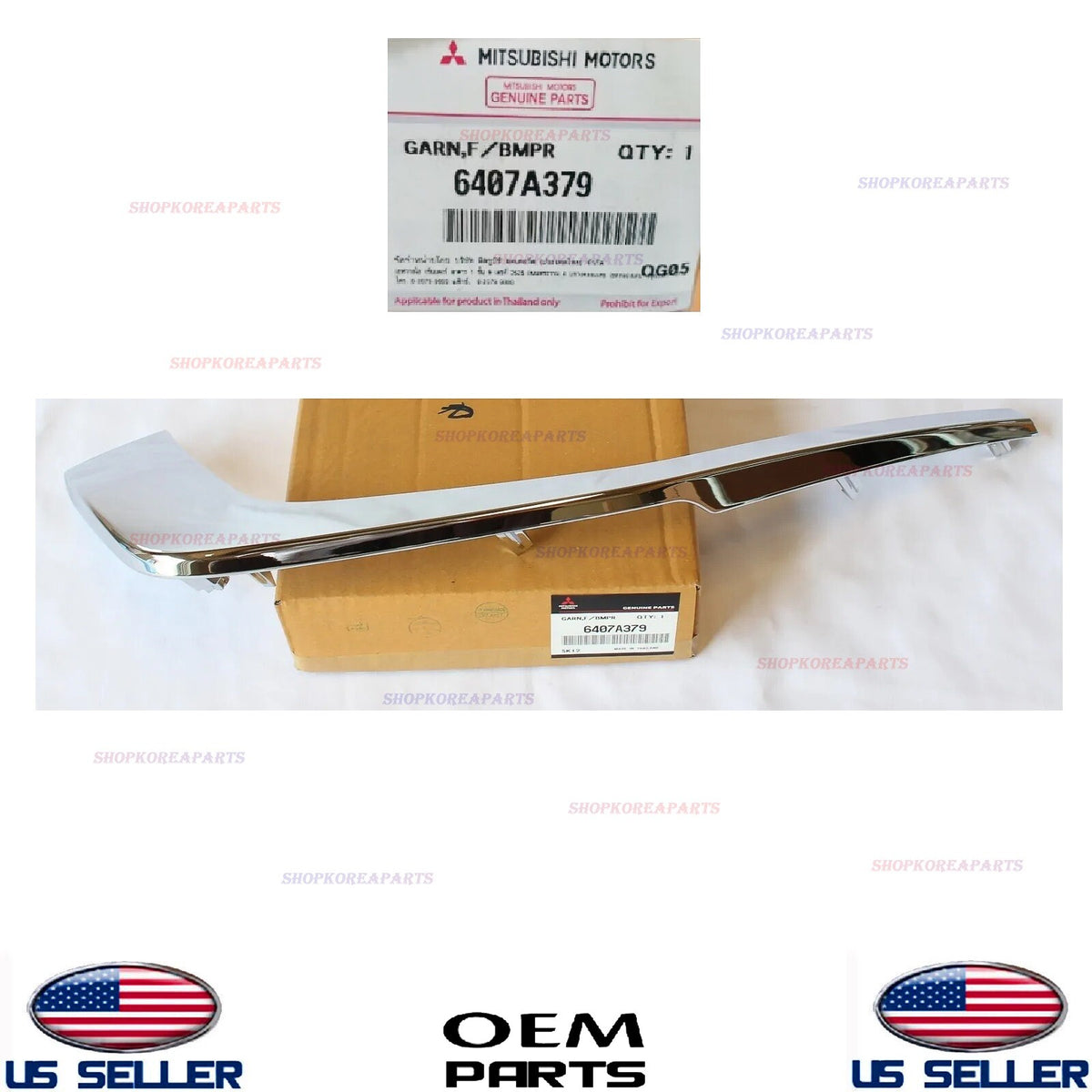 GENUINE Front Bumper Lower Molding LEFT Driver ⭐OEM⭐ Mitsubishi Mirage 2021-2024