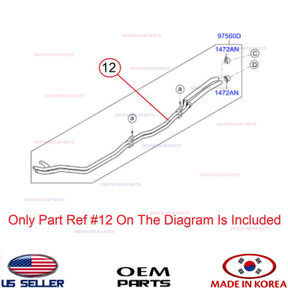 GENUINE Cabin Heater Pipe & Hose ⭐OEM⭐ Hyundai H1 Starex 97560-4H010
