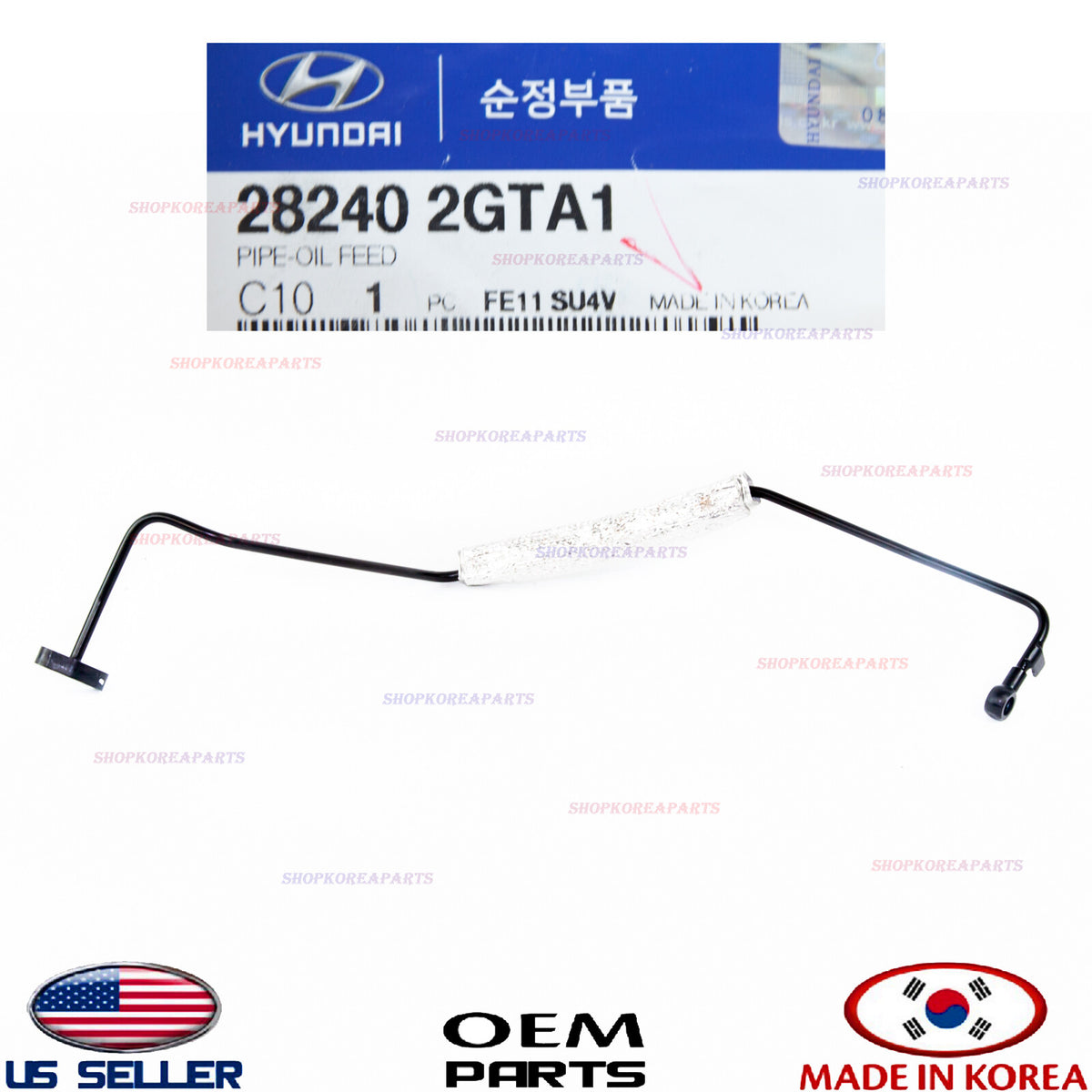 GENUINE Pipe Oil Feed Inlet Tube ⭐OEM⭐ HYUNDAI KIA 2.0L turbo *See compatibility