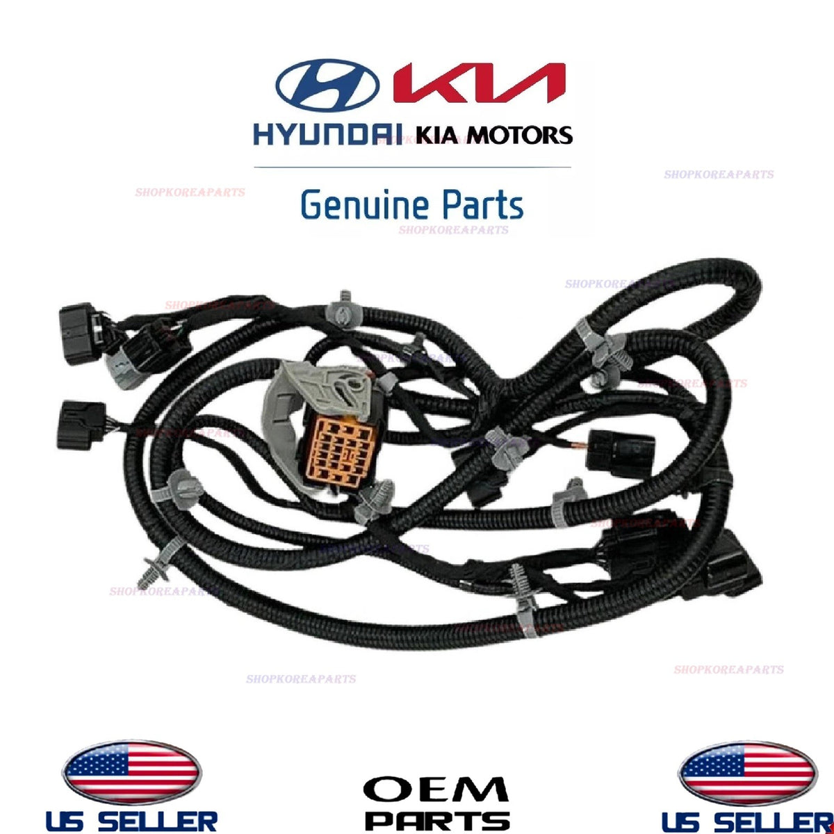 GENUINE OEM Front Fog Lamp Wire Harness FWS 2015-2016 Genesis Sedan 91840-B1021
