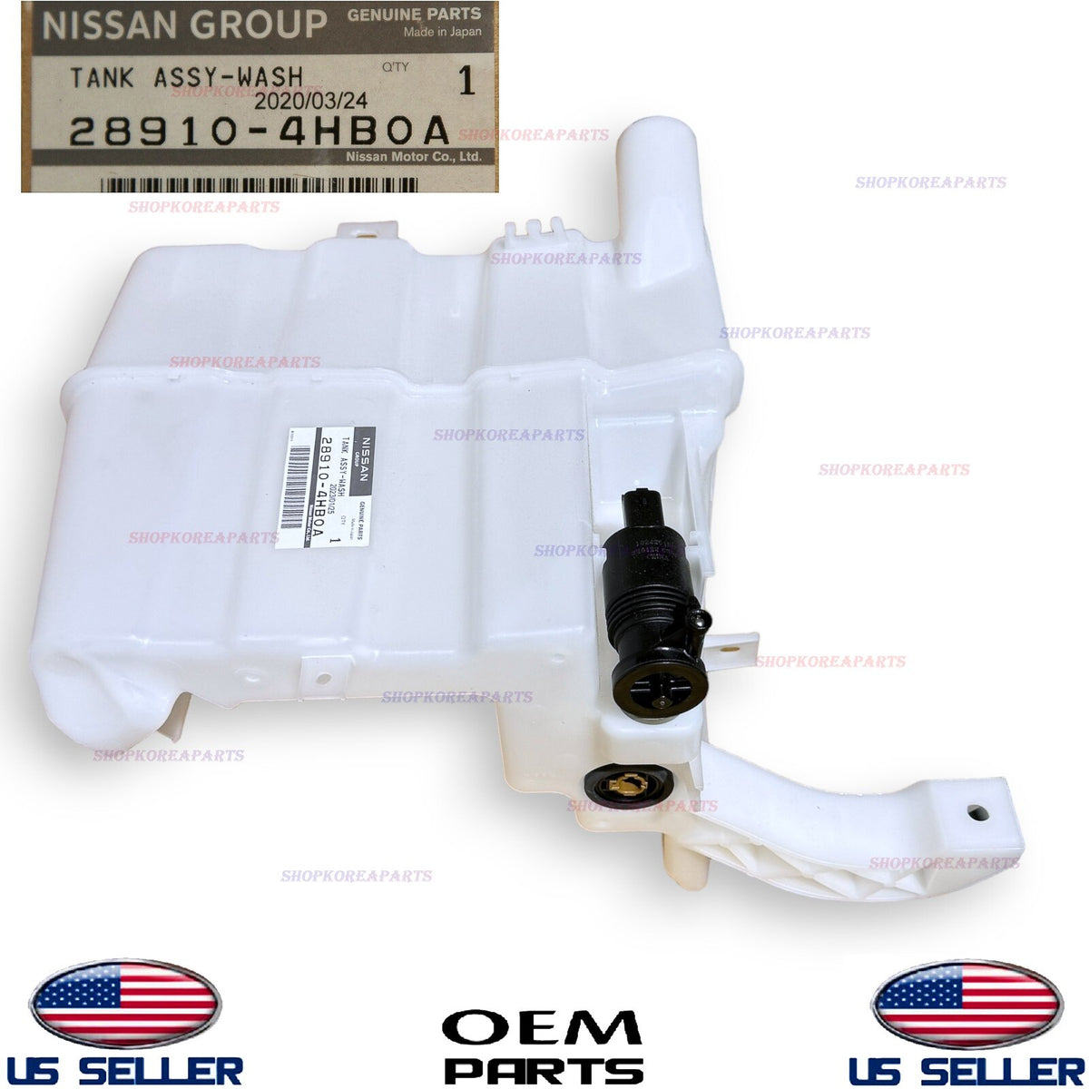 ✅GENUINE✅ Washer Reservoir Windshield Wiper Tank With Motor OEM Nissan Infiniti